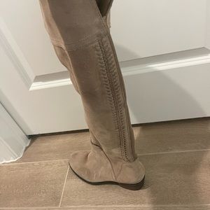 Vince Camuto boots with braided detail on the back